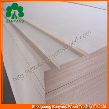 Ratio raisonnable Plain / Raw / Melamine MDF with High Quality